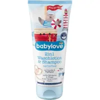 Babylove Babyshampoo douche- en waslotion 2in1, 200 ml