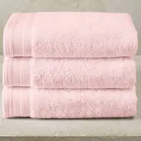 De Witte Lietaer Handdoek Contessa Powder Pink - Set 3 stuks - 50 x 100 cm - Roze - Katoen