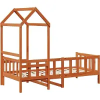 vidaXL Dagbed Set 2 st Wasbruin Massief grenenhout