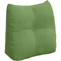 vidaXL Rugkussen Lichtgroen 45 x 24 x 50 cm Fluweel