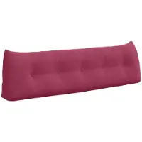 vidaXL Rugkussen Wijnrood 160 x 24 x 50 cm Fluweel