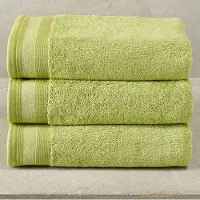 De Witte Lietaer Handdoek Contessa Pistache - Set 3 stuks - 50 x 100 cm - Groen - Katoen
