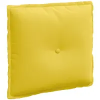 vidaXL Rugkussen Licht Geel 200 x 19 x 50 cm Stof