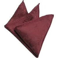 Olymp Pochet donkerrood, Effen