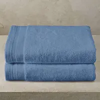 De Witte Lietaer Douchelaken Contessa Santorini Blue - Set 2 stuks - 70 x 140 cm - Blauw - Katoen