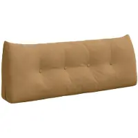 vidaXL Rugkussen Bruin 120 x 24 x 50 cm Fluweel