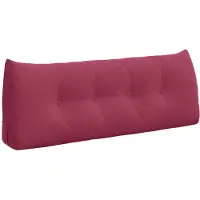 vidaXL Rugkussen Wijnrood 120 x 24 x 50 cm Fluweel