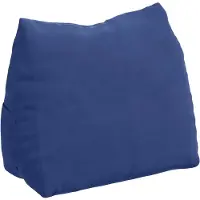vidaXL Rugkussen Politieblauw 60 x 20 x 50 cm Corduroy stof