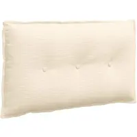 vidaXL Rugkussen Crèmekleurig 80 x 50 cm Corduroy stof