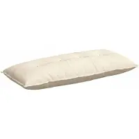 vidaXL Rugkussen Crème 120 x 50 cm Corduroy stof