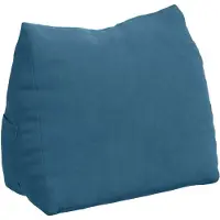 vidaXL Rugkussen Blauw 45 x 20 x 35 cm Corduroy stof