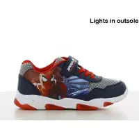 Spider-man Spiderman - Schoenen voor jongens met lichtjes - Sneakers voor kinderen met klittenband - Lichtgevende kindersneaker - Maat 26 - Blauw