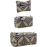 House Doctor - Toiletry Bag HDCare - Blue - Set of 3 in Varying Sizes