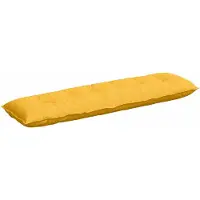 vidaXL Rugkussen Licht Geel 180 x 50 cm Corduroy stof