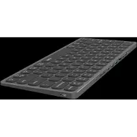 Rapoo UCK-6001 Ultraslim Keyboard 8in1 USB-C Multiport Hub Zwart