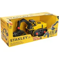 Stanley Jr. 3 In 1 Take Apart Xl Set Excavator, Jachammer, Claw Truck Geel Kinderen