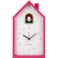 Karlsson Wekker Modern Cuckoo - Helderroze - 6x12x20cm - Scandinavisch