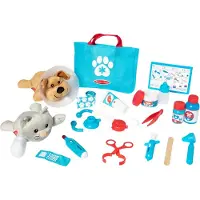 Melissa & Doug Spielset - Tierarzt - 24 Teile - - One Size - Spielzeug