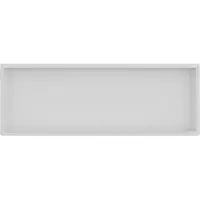 Guido Gusto Mat Wit RVS Inbouwnis met tegelflens 30x90x7cm