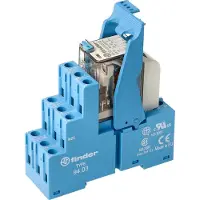 Finder 58.33.9.024.0050 Relaismodule (modulair) Nominale spanning: 24 V/DC Schakelstroom (max.): 10 A 3x wisselcontact Tray 1 stuk(s)