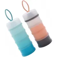 LONGZIMING -Stapelbare Opbergdoos - Voedingscontainer - Portiebox - Luchtdichte Vakken - Lekvrij Ontwerp - BPA-vrije PP Kunststof - Compact en Lichtgewicht - Ideaal voor Reizen en Sport - 2 Stuks
