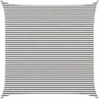 Syfax Zonneschaduwzeil Lichtgrijs en wit. 7 x 7 m HDPE