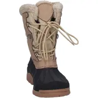 Spirale Damenschuhe Gefüttert Winterstiefel Braun Freizeit