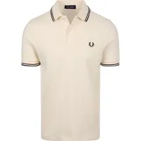 Fred perry Poloshirt 2-knoops pique lichtgeel 100% katoen