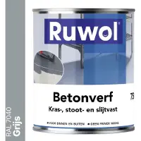 Ruwol Betonverf Grijs (RAL 7040) 750 ml