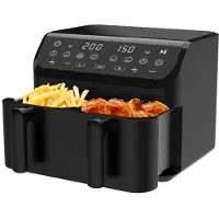 Winning Star St-9692 - Dubbele Airfryer - 9 Liter (2x 4.5l) - 2000w
