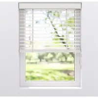 DTCH Bamboe Houten Jaloezie - Easy Natural - 50 mm - White - 50 x 130 cm - Maten van 50 t/m 250 cm breed