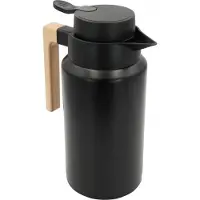 Klausberg Roestvrijstalen Thermoskan - 2,0 Liter (KB7611) - Dubbele Wand, Vacuümisolatie en Houten Handvat - Houdt Dranken Urenlang Warm of Koud - Thermoscan