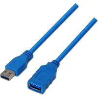 Aisens A105-0046 USB-kabel USB 3.2 Gen 1 (3.1 Gen 1) 2 m USB A Blauw