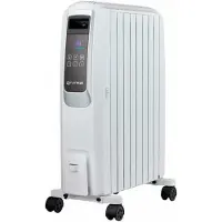 Grunkel Digitale radiator - - 8 elementen - 2000W - Programmeerbaar - Elektronische thermostaat