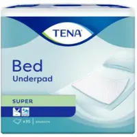 Tena 2x Bed Onderlegger Super 60 X 90 Cm 35 Stuks