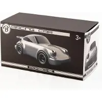Baghera Speelgoedauto - Porsche 911 Zilver - 20X10X7,5Cm - In Geschenkdoos - 3 Jaar