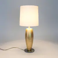 Holländer Tafellamp OMEGA SOTTILE, messing / goud, Woon-/ Eetkamer, Keramiek, Tafellamp