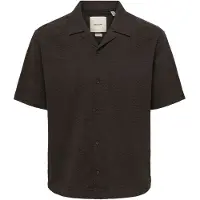 Only & Sons Overhemd 'ONSCRUZ' chocoladebruin