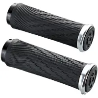 Sram Gripshift Lock-on Silver Handvatten