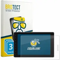 BROTECT Screenprotector 3 Stuks voor Gaomon PD1610 Beschermglas transparant