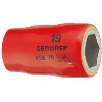 Gedore VDE 19 30 6123750 VDE-dopsleutelinzet 30 mm 1/2 1/2 (12.5 mm)