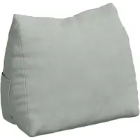 vidaXL Rugkussen Lichtgrijs 45 x 20 x 35 cm Corduroy stof