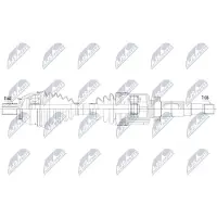 NTY NPW-VV-190 Aandrijfas