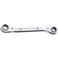 Stahlwille 41553234 26A 1/2 X 9/16 RATSCHENRINGSCHLUESSEL Dubbele ringsleutelratelset Sleutelbreedte (metrisch) 12 mm Sleutelbreedte (inch) 1/2 - 9/16