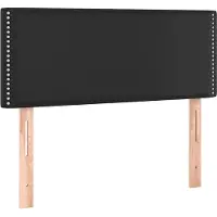 vidaXL Hoofdbord 90x5x78/88 cm kunstleer zwart