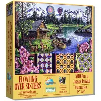 Sunsout XL legpuzzel - Zweven boven de bergen -500 extra grote stukjes -