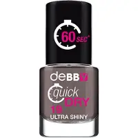 DeBBY Quick Dry Nail Enamel 19, Stone Grey