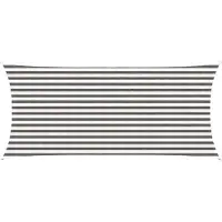 Syfax Zonneschaduwzeil Lichtgrijs en wit. 2 x 4,5 m HDPE