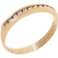 Orphelia RD-3001/51 - Ring - geelgoudkleurige 18 Karaat - Diamant 0.20 ct