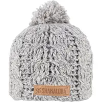 Shakaloha Gebreide Wollen Muts Heren & Dames Beanie Hat van schapenwol met polyester fleece voering - Beck Beanie Antracite Unisex - One Size Wintermuts